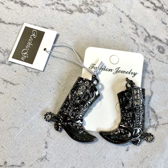Jewelry - Cowboy Boot Dangle Earrings